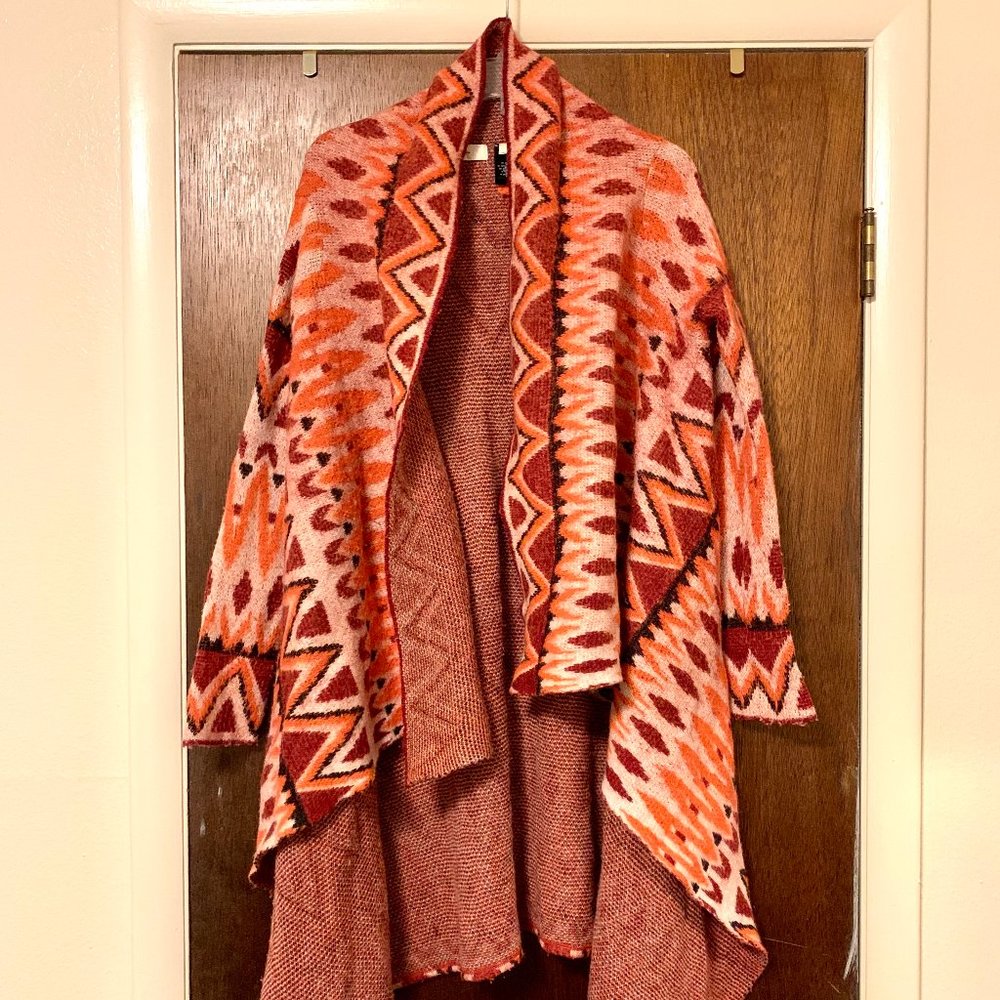 Sleeping On Snow Anthropologie Aztec Cardigan Pink